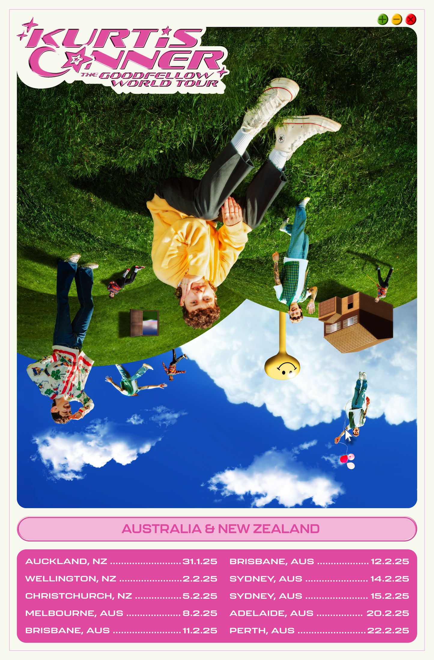 2025 Goodfellow World Tour (Australia & New Zealand) SIGNED Poster.