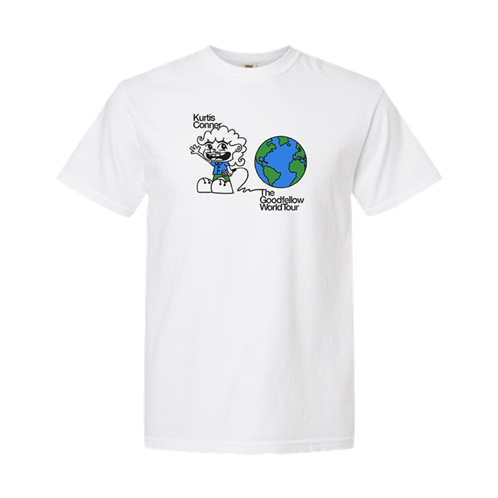 Kurtis Conner 2025 ‘Goodfellow World Tour’ Tour T-Shirt (White)