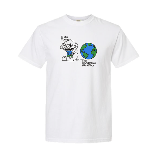 Kurtis Conner 2025 ‘Goodfellow World Tour’ Tour T-Shirt (White)